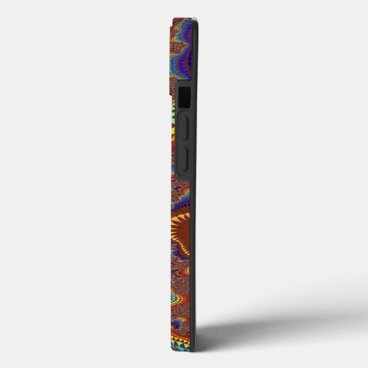 Brown Rainbow Starburst Case-Mate iPhone Case (Achterkant / Links)