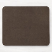 Brown Retro Custom Suede Muismat (Voorkant)