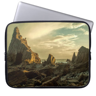 BROWN ROCK FORMATIE LAPTOP SLEEVE
