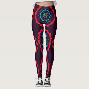 Brown, rouge Mandala Legging