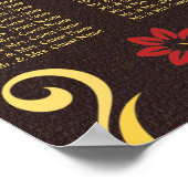 Brown Rouges Rouges Jaunes Tableau Sièges Graphiqu (Coin)