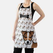 Brown Rough Coat Jack Russell Terrier & Name Schort (Insitu)