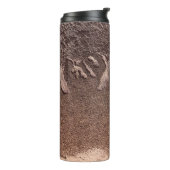 Brown sand thermosbeker (Gedraaid links)
