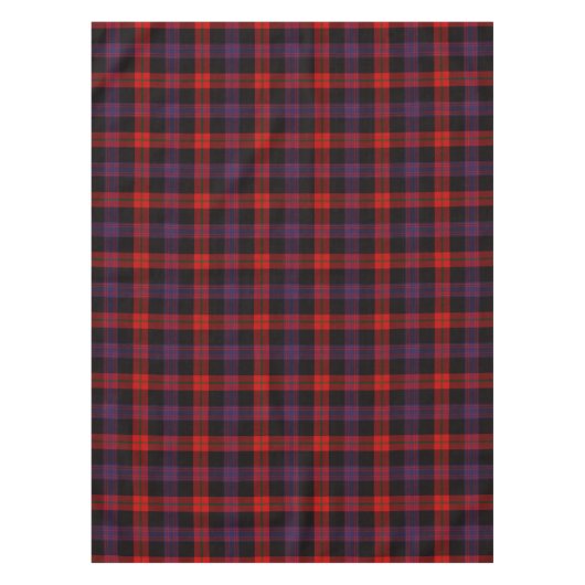Brown Scottish Clan Tartan Pattern Tafelkleed (Voorkant)