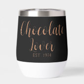 Brown Script Established Chocolate Lover (Arrière)