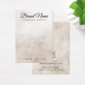 Brown shades paint background earring display card (Bureau)