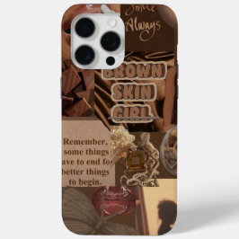 Brown Skin Girl iPhone 15 Pro Max Hoesje – Inspira