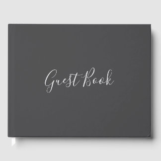 Brown Standard Guest Book | Luxe bruiloften Gastenboek