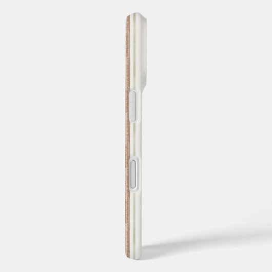 Brown Stripes Globe World Case-Mate iPhone Case (Achterkant / Rechts)