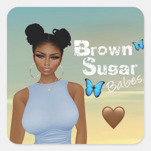 Brown Sugar Babes Stickers 3 (Devant)