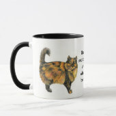 Brown Tabby Cat Ringer Mug (Gauche)