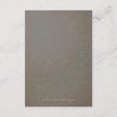 Brown taupe pêche couleur rose carte de détails (Dos)