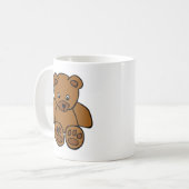 Brown Teddy Bear Koffiemok (Voorkant links)