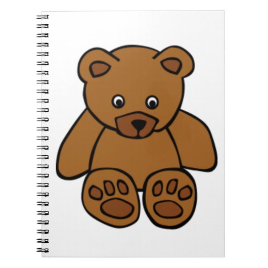 Brown Teddy Bear Notitieboek (Voorkant)