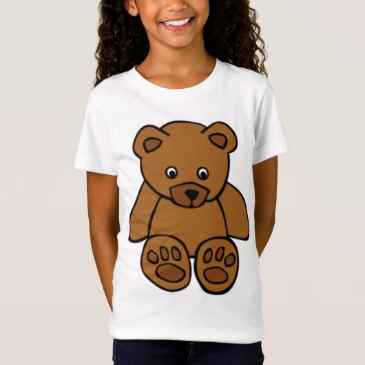 Brown Teddy Bear T-shirt (Voorkant)