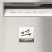 Brown Thrasher Magnet inspirant (In Situ (Lave-vaisselle))