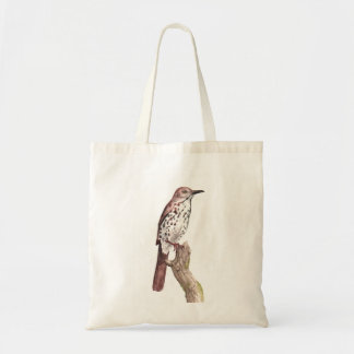 Brown Thrasher Tote Bag