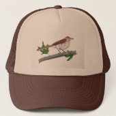 Brown Thrasher Trucker Hat Pet (Voorkant)