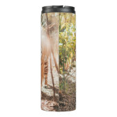 BROWN TIGER IN WALKING GESTAND THERMOSBEKER (Achterkant)