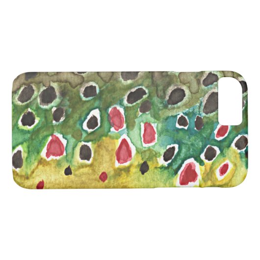 Brown Trout Fly Fisherman's Case-Mate iPhone Case (Achterkant (Horizontaal))