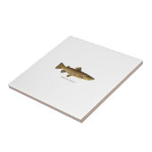 Brown Trout Logo Tegeltje (Zijkant)