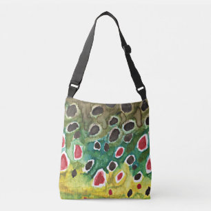 Brown Trout Vist Crossbody Tas