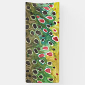 Brown Trout Vist Spandoek (Verticaal)