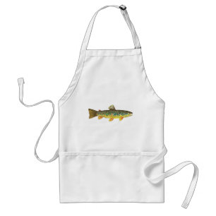 Brown Trout Vist Standaard Schort