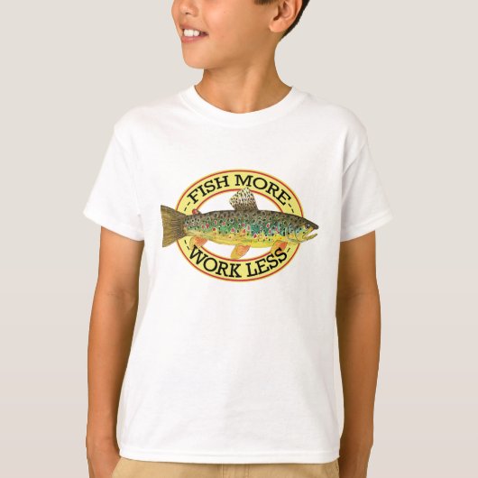 Brown Trout Vist T-shirt (Voorkant)