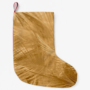 Brown vintage color trends chicken feather texture kleine kerstsok