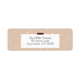 Brown & White Return-label Etiket