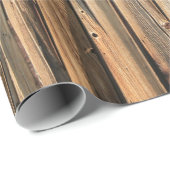 Brown wooden surface cadeaupapier (Rol Hoek)