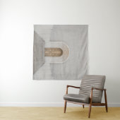 BROWN WOODEN WANDKLEED (In Situ (horizontaal))