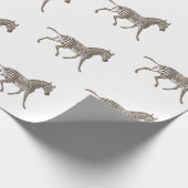 Brown Zebras Cadeaupapier (Hoek)