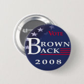 Brownback Button 2008 (Voorkant /achterkant)