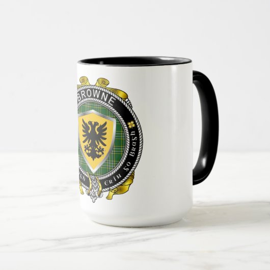 Browne Irish Shield Badge Mok (Voorkant rechts)