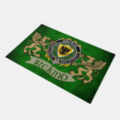 Browne Irish Shield & Griffin gepersonaliseerd Deurmat (Schuin)