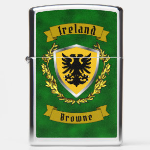 Browne Irish Shield Personalized