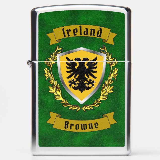 Browne Irish Shield Personalized (Voorkant)