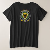 Browne Irish Shield Women's Plus T-Shirt (Design achterkant)