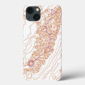 Brownell Orienteering Map Case-Mate iPhone Case (Achterkant)