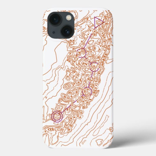 Brownell Orienteering Map Case-Mate iPhone Case (Achterkant)