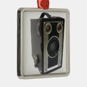 Brownie Antiek camera Metalen Ornament (Rechts)