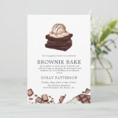 Brownie Bakken | Bak Thema Bijeenkomst Kaart (Staand voorkant)