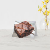 Brownie Bonne carte d'anniversaire (Fleur jaune)