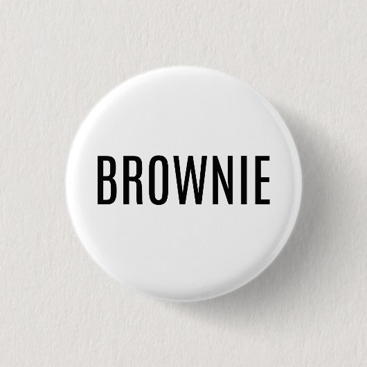 Brownie Button (Voorkant)