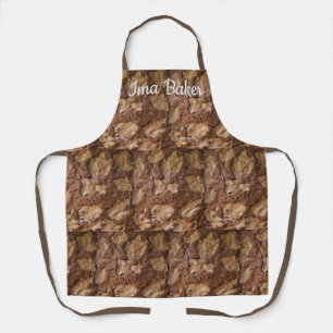 BROWNIE-COOKIE PRINT APRON SCHORT