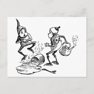 Brownie Cradling Hurt Hand Briefkaart