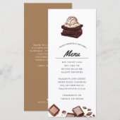 Brownie et gâteau cuire | Menu thématique (Devant / Derrière)