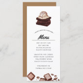 Brownie et gâteau cuit | Menu thématique (Devant / Derrière)